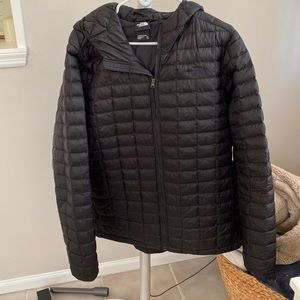 The North Face Black Quilted Hooded Puffer Jacket